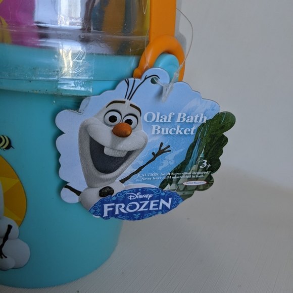 Disney's Frozen Olaf Bath Bucket Snowman Water Tub Time NIP NEW IN PACKAGE - Picture 3 of 6